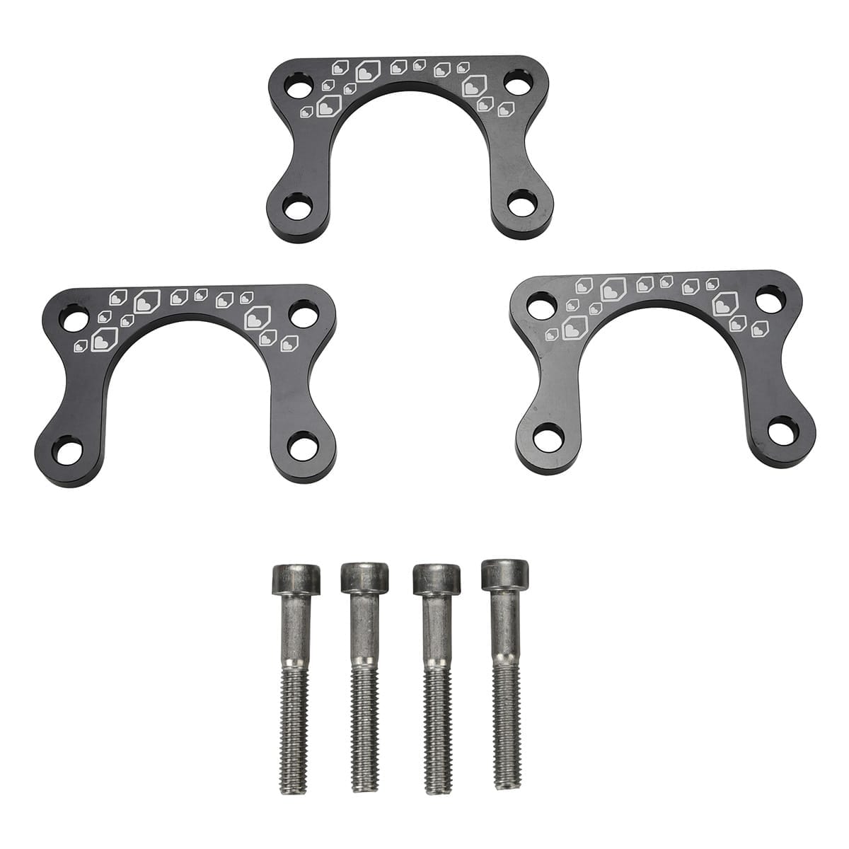 Direct Mount BURGTEC stem spacers (3x) 5 mm and hardware