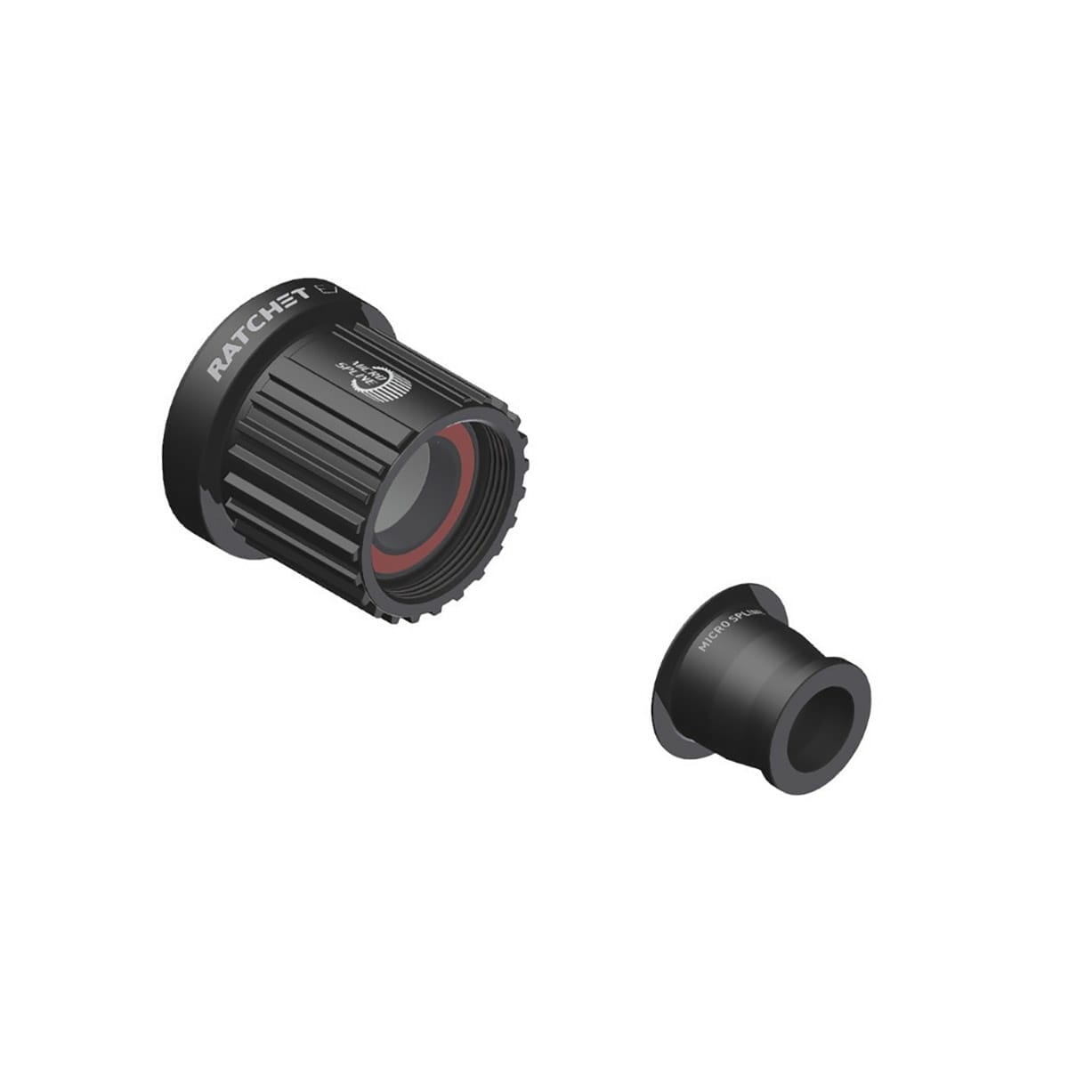 DT SWISS Ratchet EXP Freewheel Body, Shimano Micro Spline Type, 12x142/148 mm Axle, Lightweight Aluminum