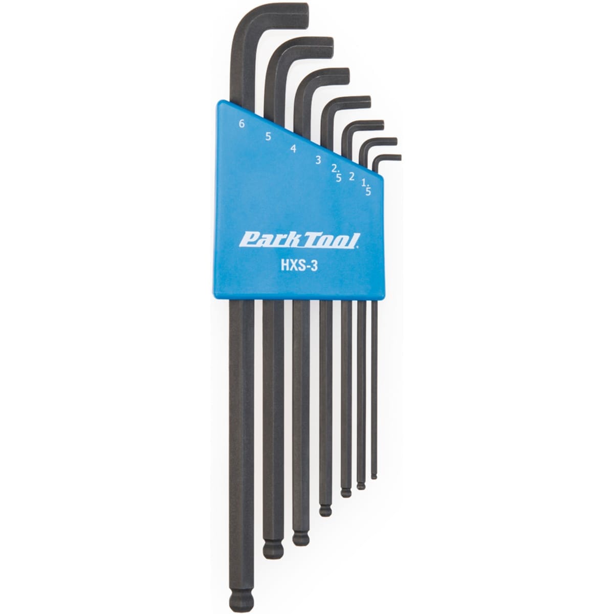 Set of 7 Long Allen Keys PARK TOOL HXS-3 Spherical Head