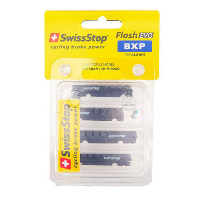 Kit 4 Patilhas SWISS STOP FLASH EVO Azul Alumínio