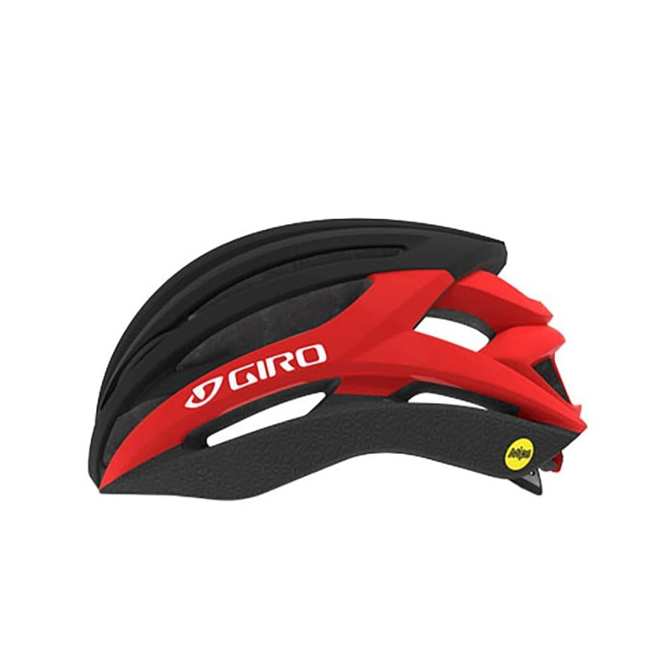 GIRO SYNTAX MIPS Casco da strada nero opaco/rosso
