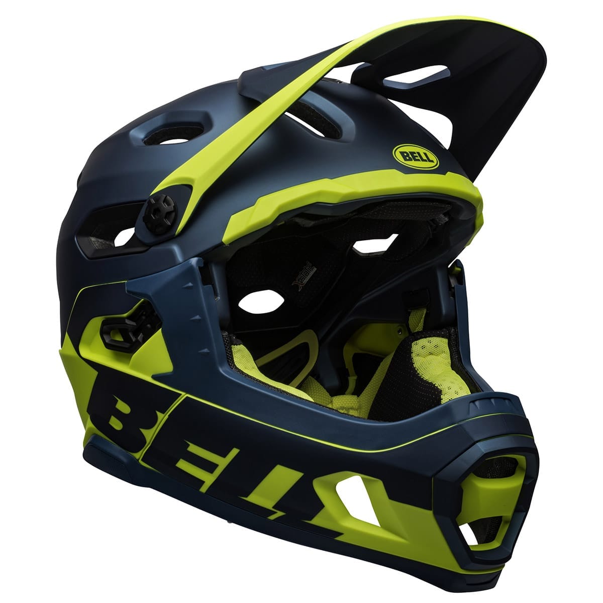 BELL SUPER DH MIPS MTB přilba modrá/žlutá