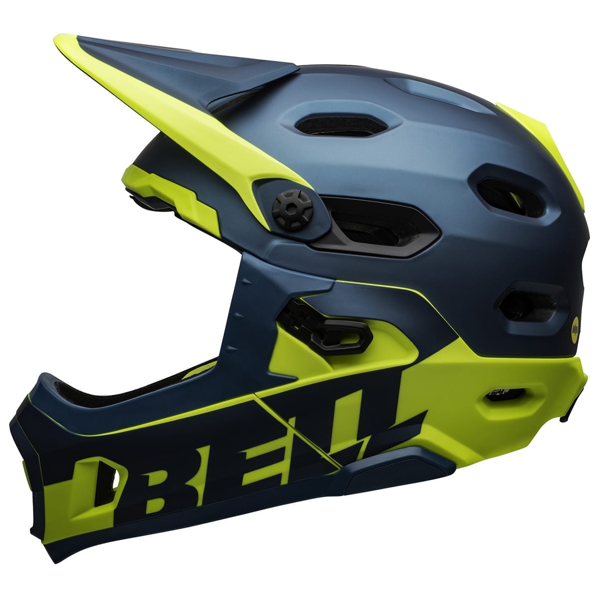 BELL SUPER DH MIPS MTB přilba modrá/žlutá