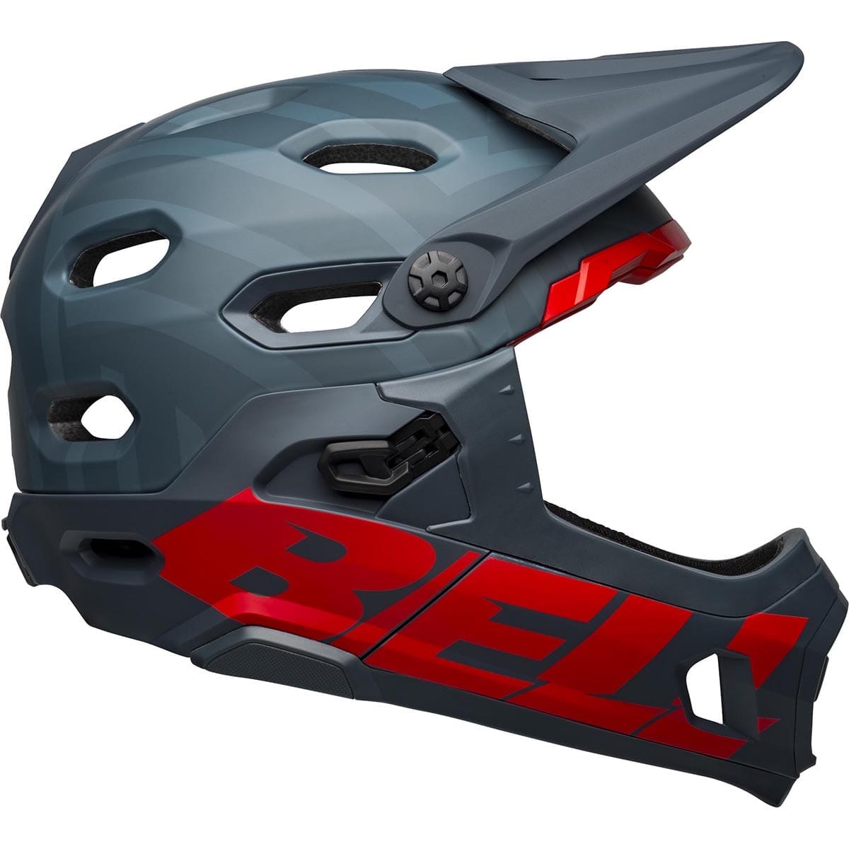 Casco MTB BELL SUPER DH MIPS Azul/Rojo
