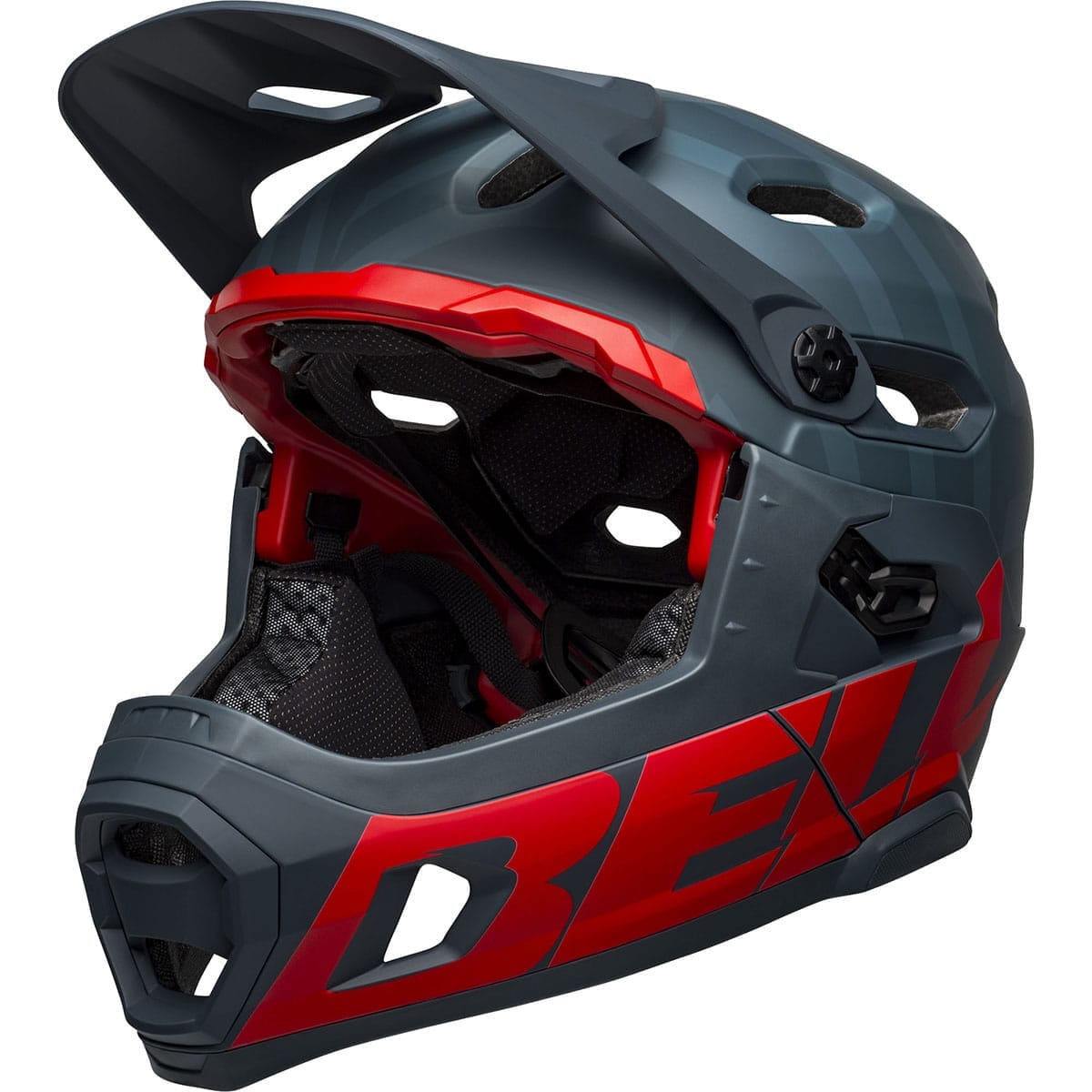 Casco MTB BELL SUPER DH MIPS Azul/Rojo