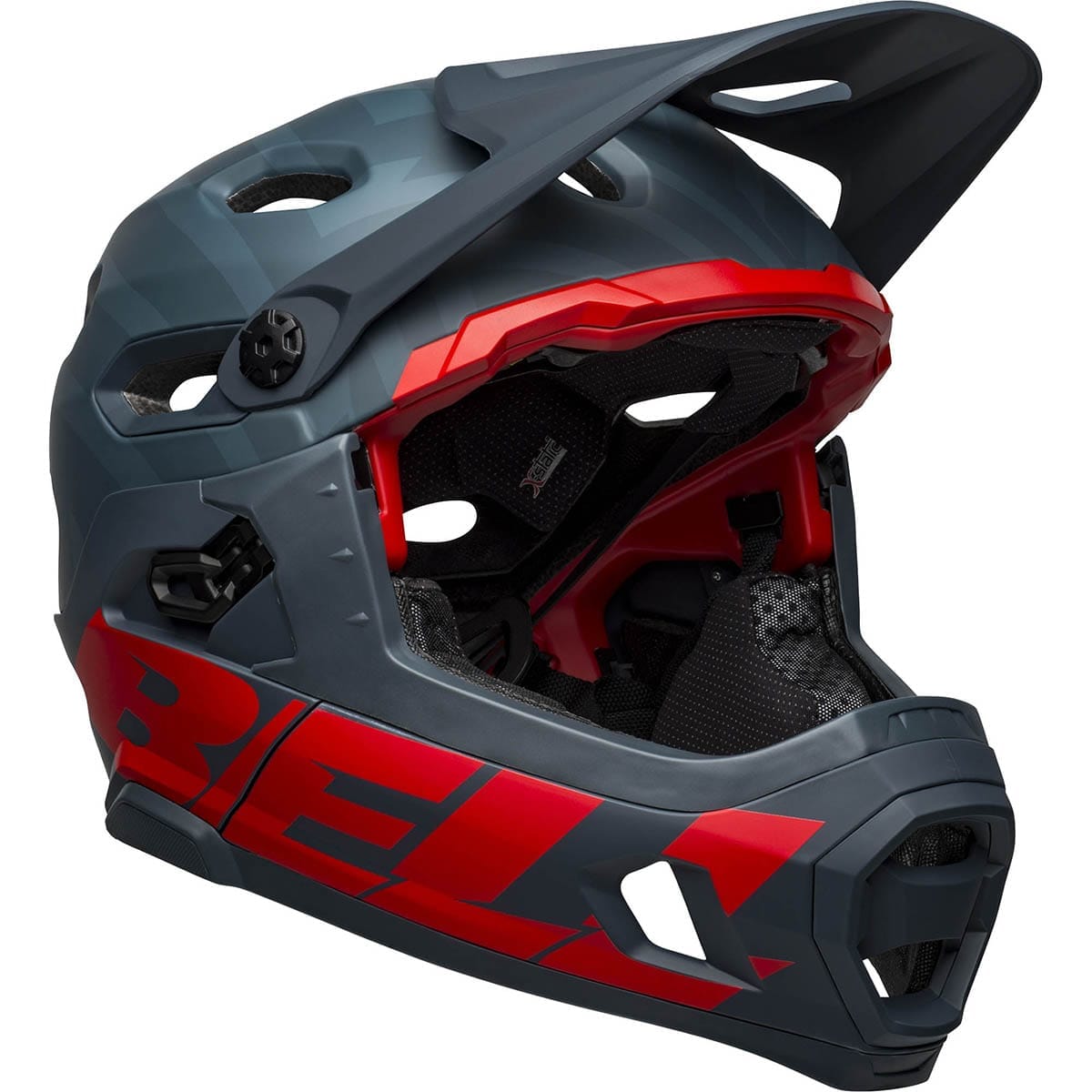 Casco MTB BELL SUPER DH MIPS Azul/Rojo
