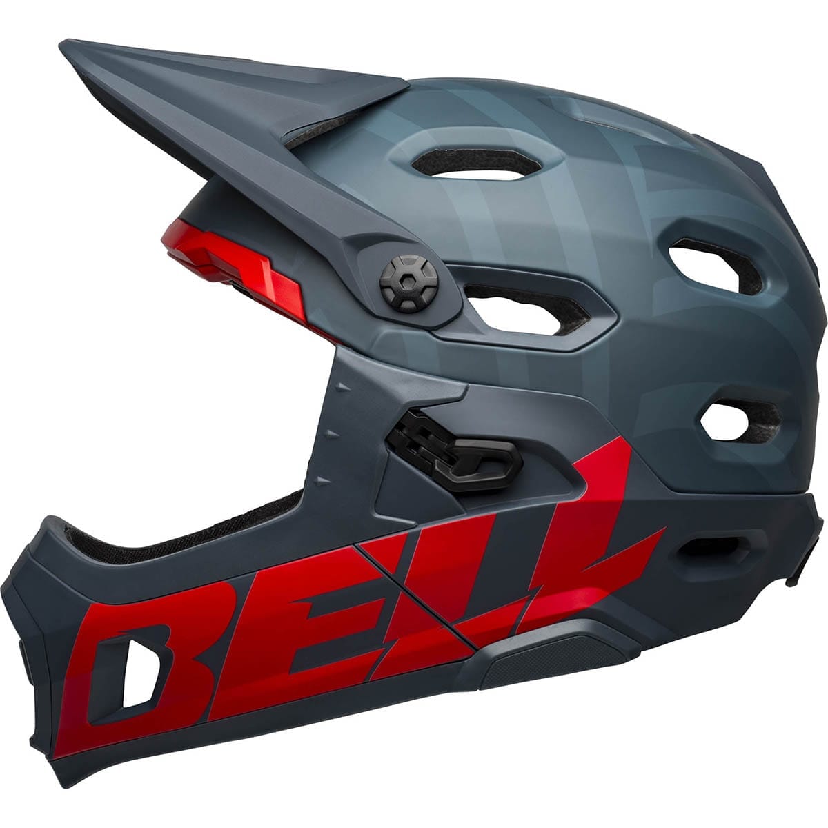 Casco MTB BELL SUPER DH MIPS Azul/Rojo