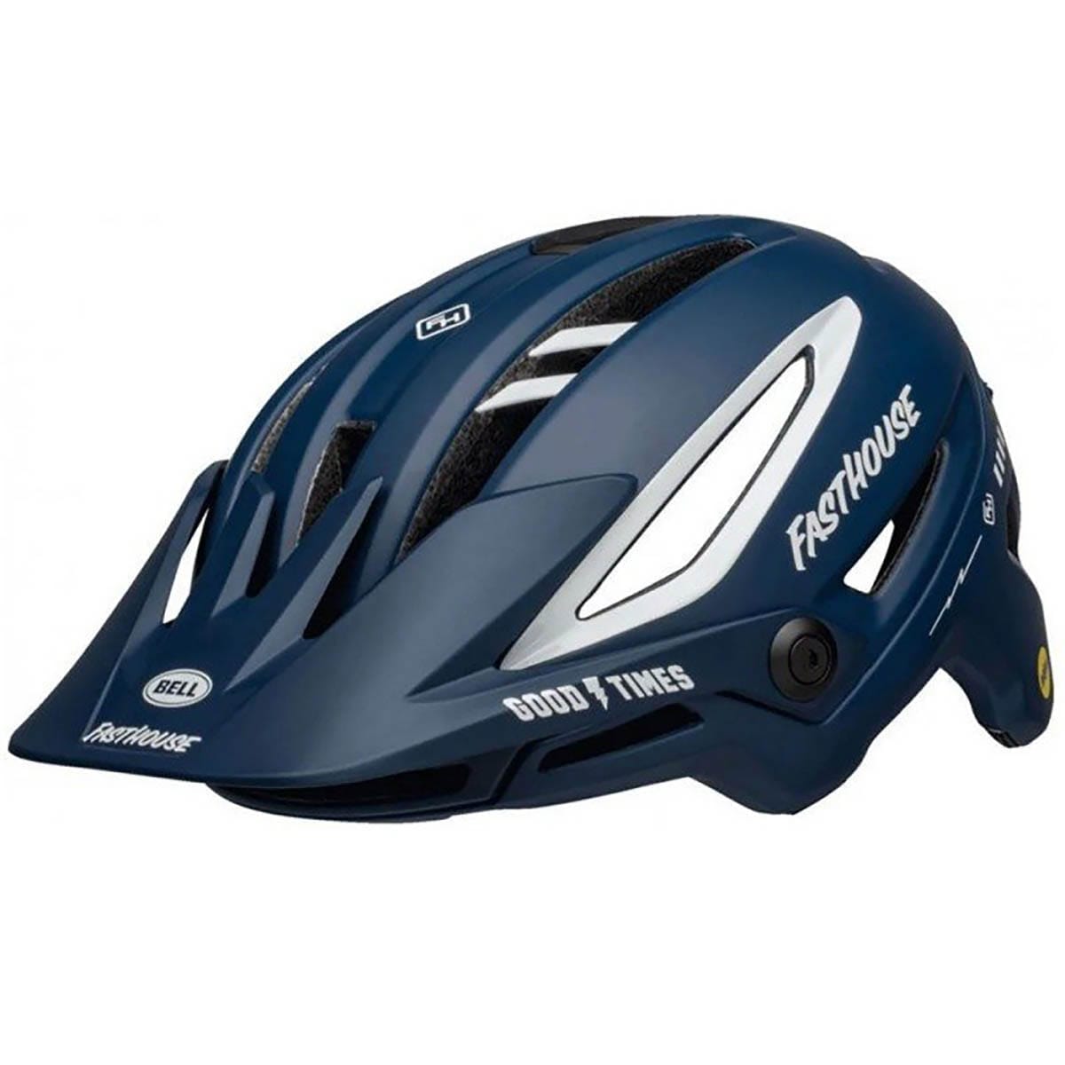 Capacete de BTT BELL SIXER MIPS FAST HOUSE Azul/Branco