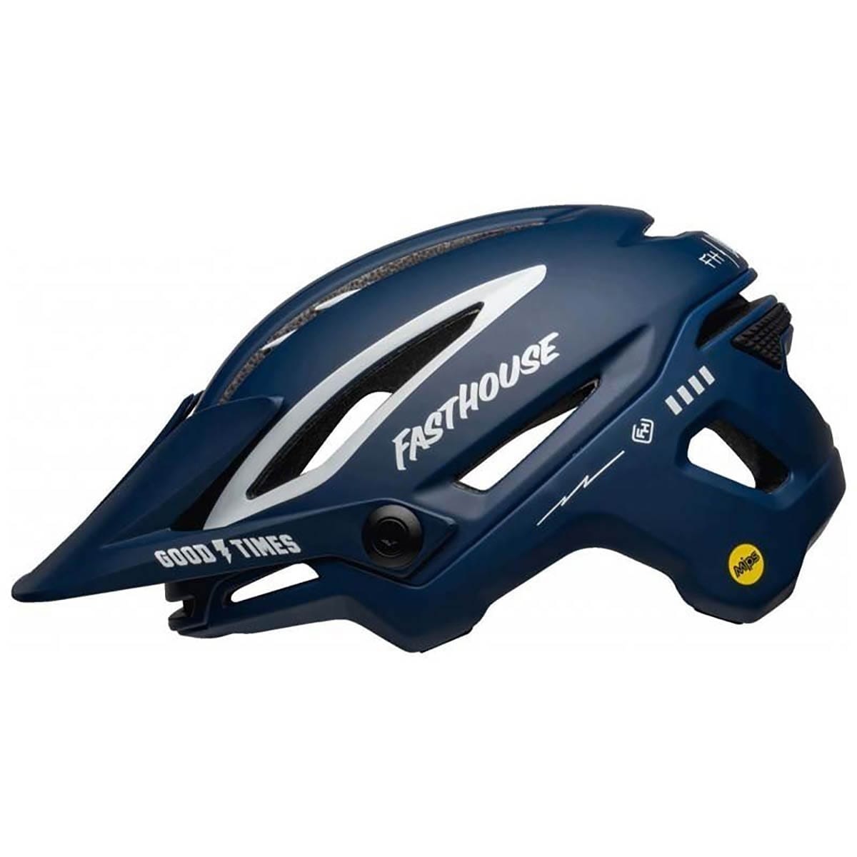Capacete de BTT BELL SIXER MIPS FAST HOUSE Azul/Branco
