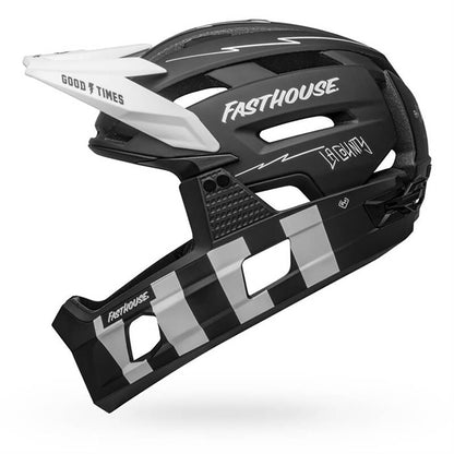 Casque VTT BELL SUPER AIR R MIPS FAST HOUSE Noir/Blanc