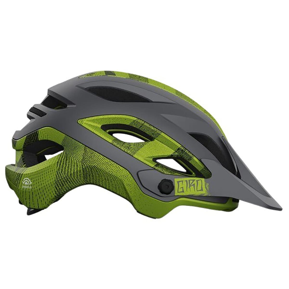 GIRO MERIT SPHERICAL MTB-hjälm Grå/Gul