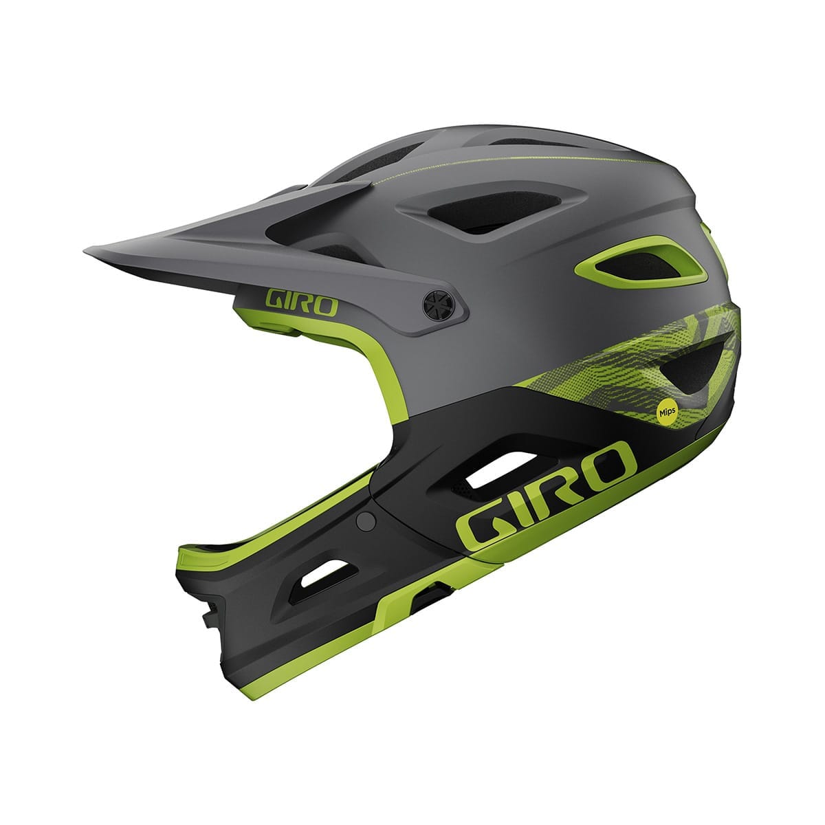 Kask MTB GIRO SWITCHBLADE MIPS szary/żółty