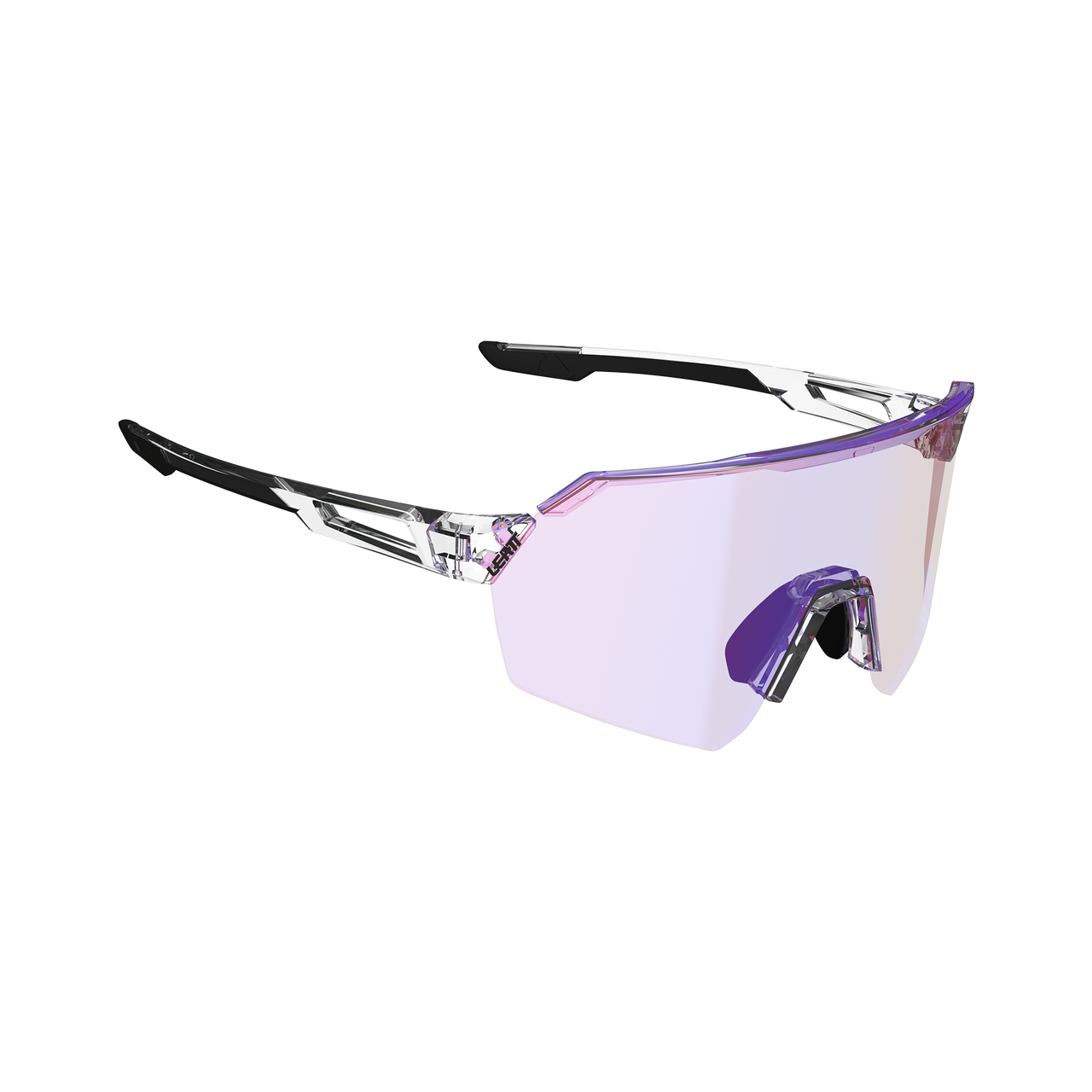 LEATT RIDEVIZ LITE SMALL Čiré brýle Iriz Crystal Fuschia Lens