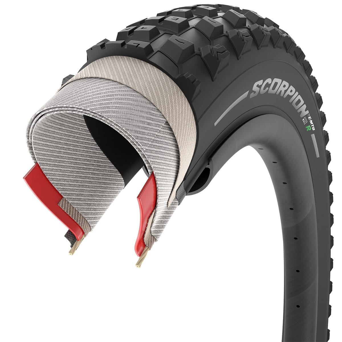 PIRELLI SCORPION E-MTB R 29x2.60 Smartgrip+ HyperWall Tubeless Ready Soft 3873200 däck