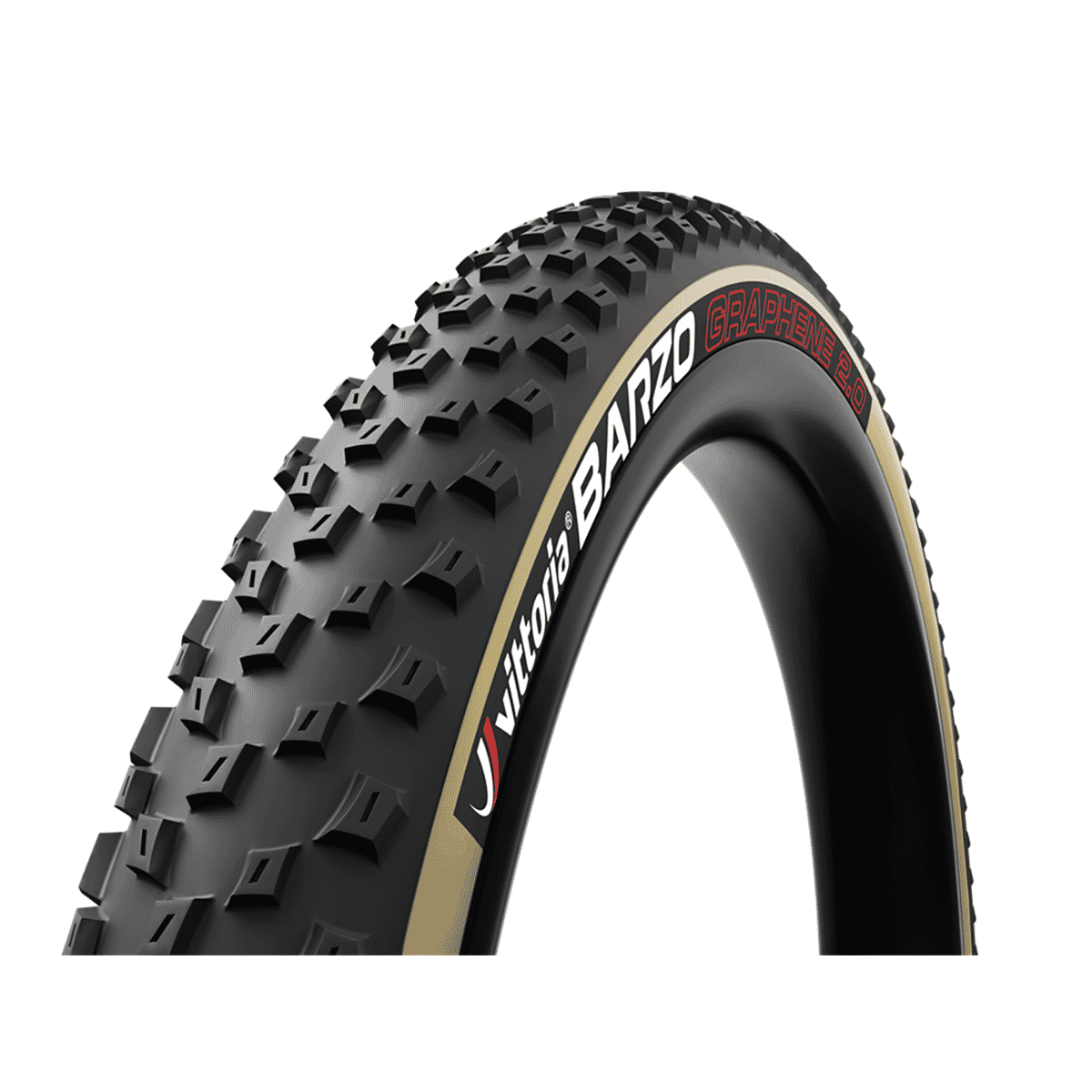 VITTORIA BARZO XC RACE 29x2.35 4C Graphene 2.0 Tubeless Ready Soft Beige Sidewall Dæk