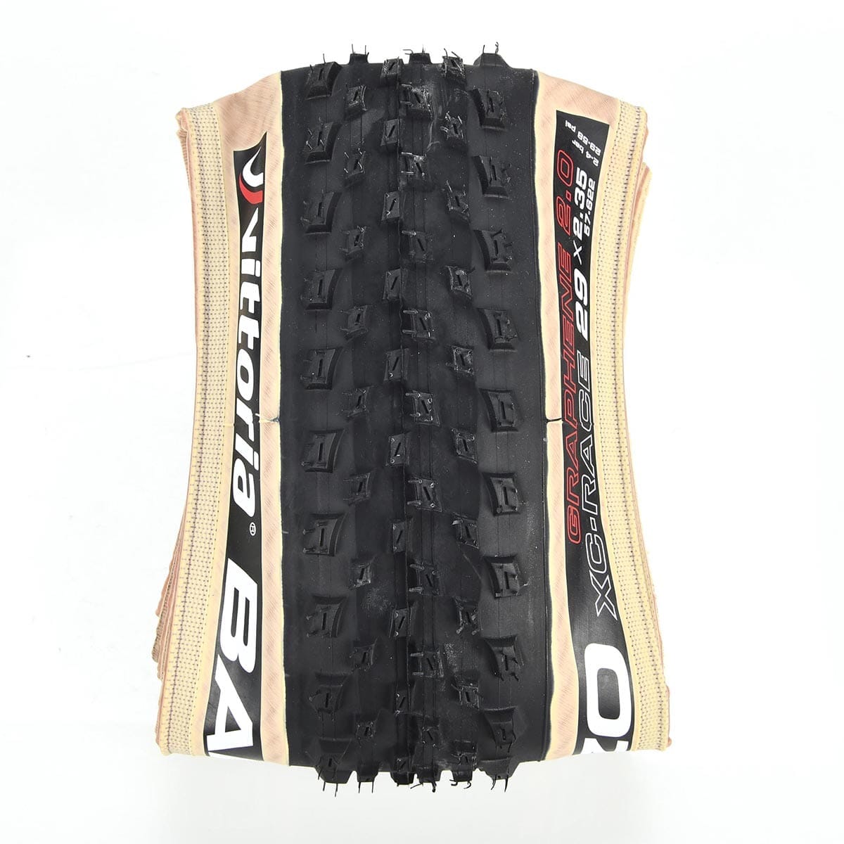 VITTORIA BARZO XC RACE 29x2.35 4C Graphene 2.0 Tubeless Ready Soft Beige Sidewall Dæk