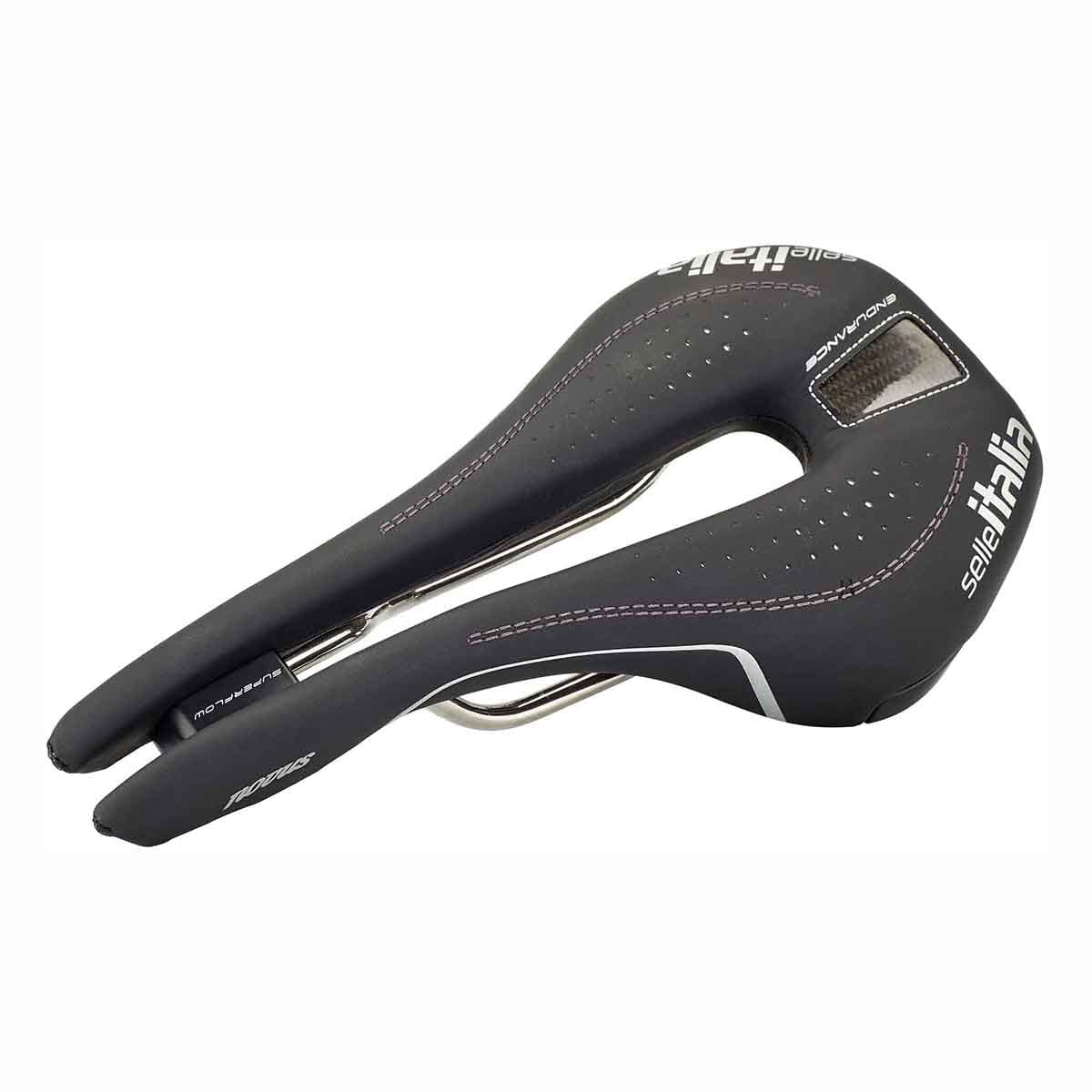 Saddle SELLE ITALIA NOVUS Endurance TI 316 Superflow S Rails Ti316