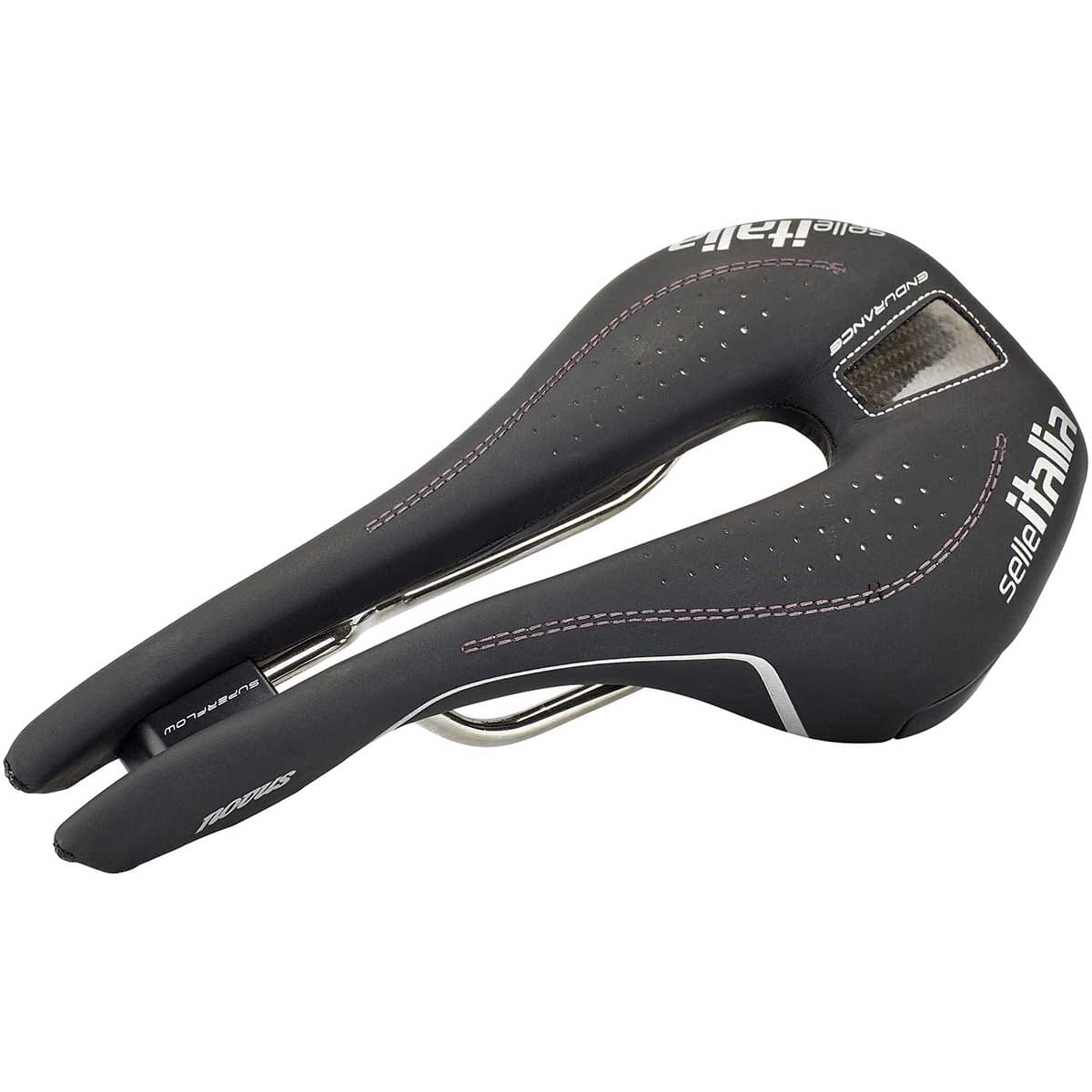 Saddle SELLE ITALIA NOVUS Endurance TI 316 Superflow L Rails Ti316