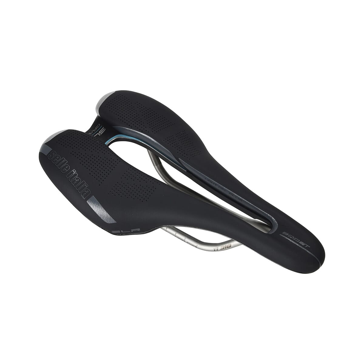 Saddle SELLE ITALIA SLR BOOST GRAVEL SUPERFLOW S Rails Ti316