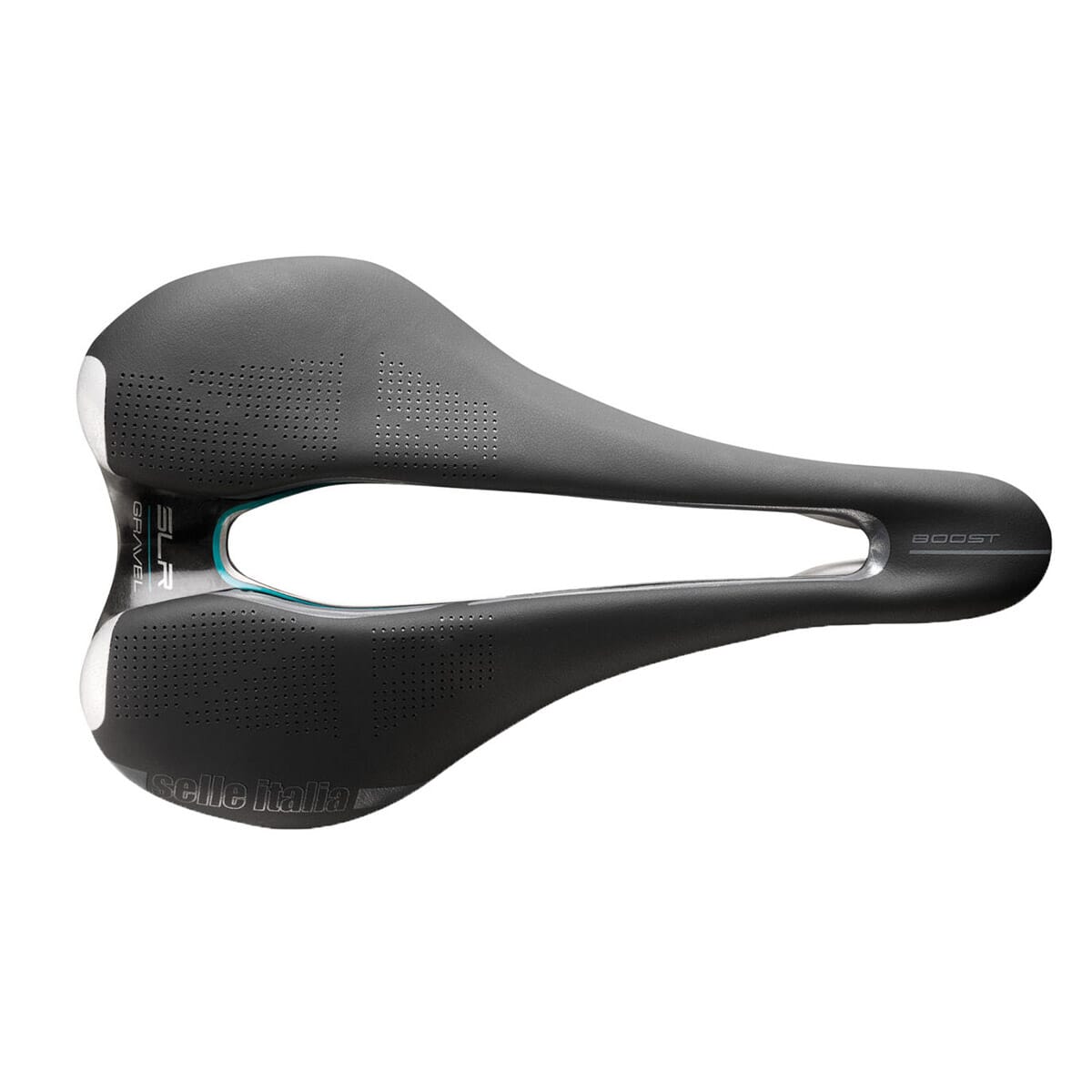 Saddle SELLE ITALIA SLR BOOST GRAVEL SUPERFLOW S Rails Ti316