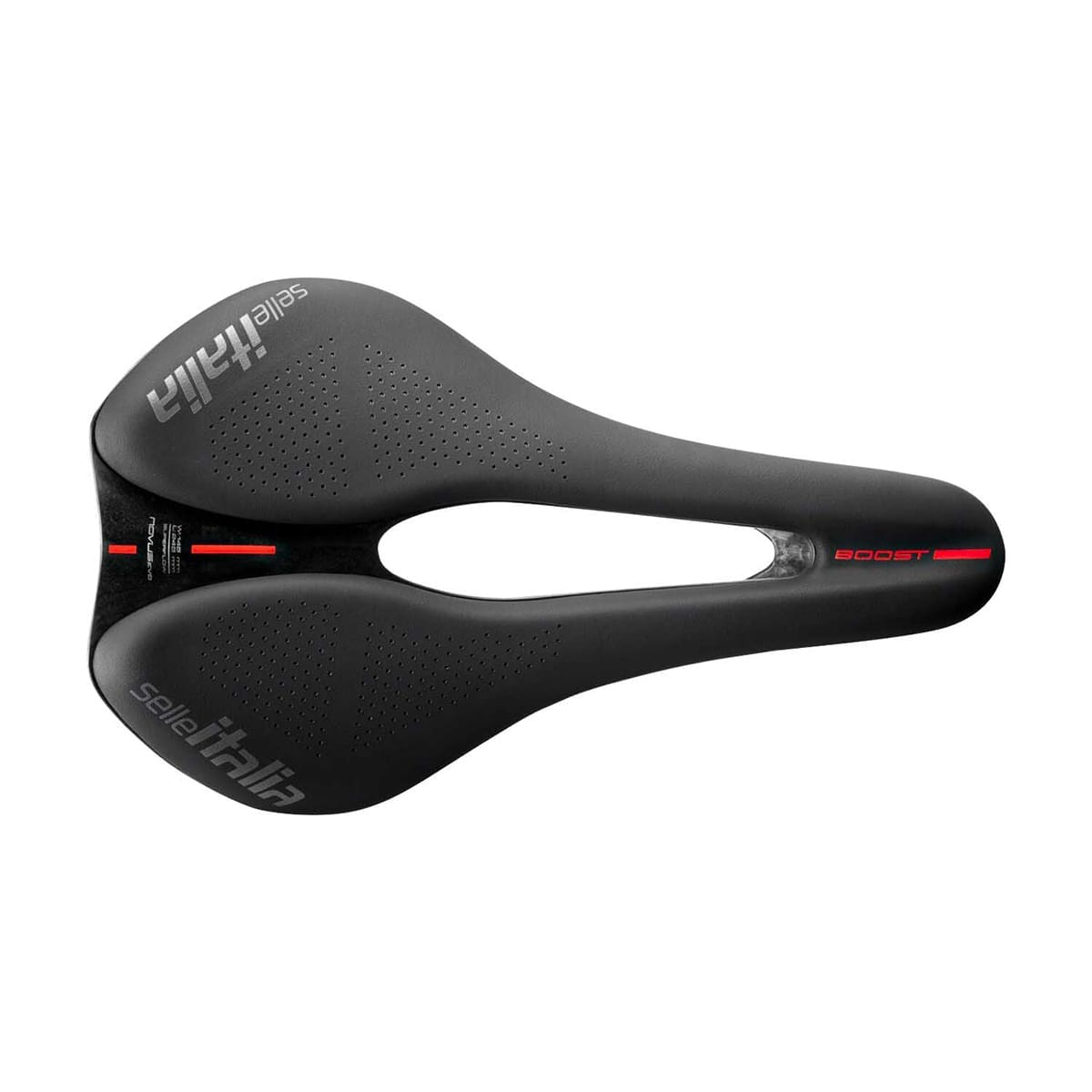 Saddle ITALIA NOVUS EVO BOOST SUPERFLOW L KIT CARBONIO L Carbon rails