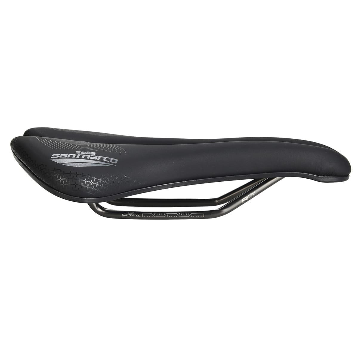 SADDLE SAN MARCO APSIDE SHORT SUPERCOMFORT OPEN-FIT RACING 149mm Rails Manganese