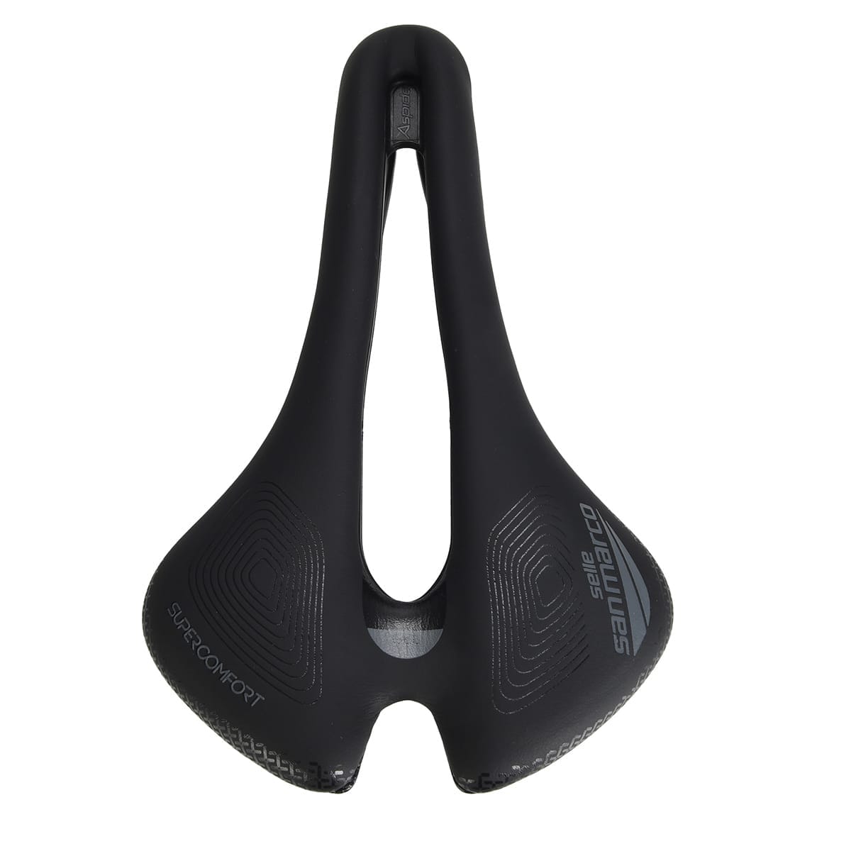 SADDLE SAN MARCO APSIDE SHORT SUPERCOMFORT OPEN-FIT RACING 149mm Rails Manganese