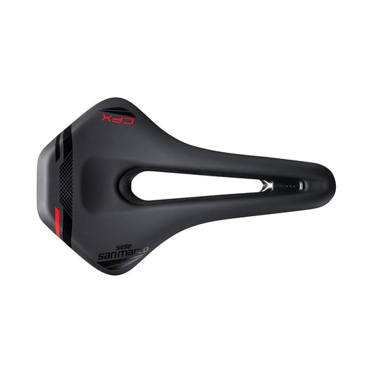 Sella SAN MARCO GROUND SHORT OPEN-FIT CARBON FX 155mm Nero