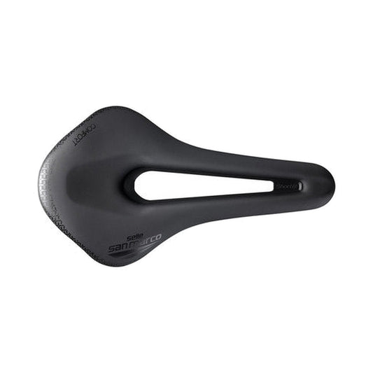 SAN MARCO SHORTFIT 2.0 COMFORT OPEN-FIT DYNAMIC L3 155mm Width Aluminium Rails Black Saddle