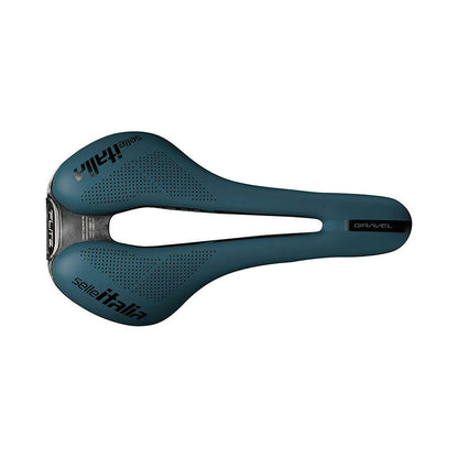 Sillín SELLE ITALIA FLITE BOOST GRAVEL SUPERFLOW L Rails TI316 Azul