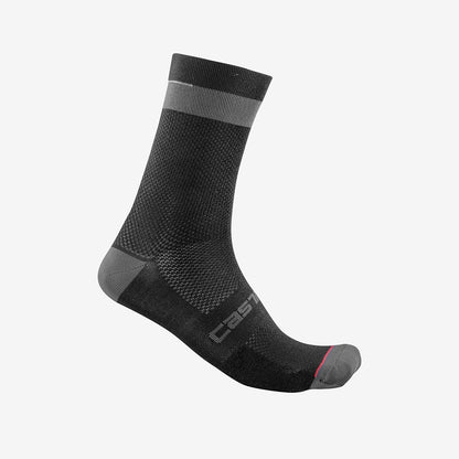 Sokken CASTELLI ALPHA 18 Zwart/Grijs