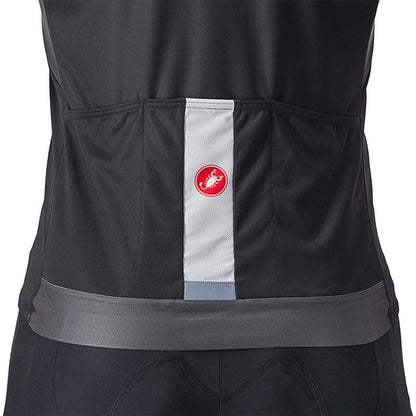 CASTELLI ENTRATA VI Short Sleeve Jersey Black/Grey/Ivory
