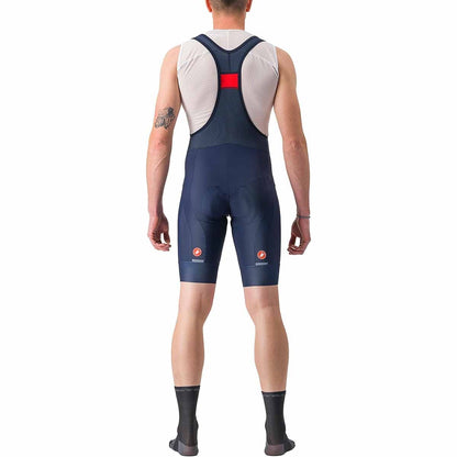 Korte Bretelsbroek CASTELLI ENTRATA 2 Blauw