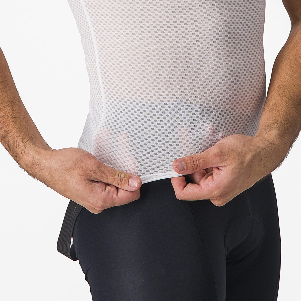 Sous-Vêtement CASTELLI PRO MESH 2.0 Manches Courtes Blanc
