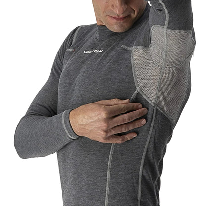 CASTELLI FLANDERS WARM -pitkähihainen alusvaate Harmaa