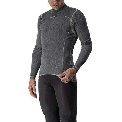CASTELLI FLANDERS WARM -pitkähihainen alusvaate Harmaa