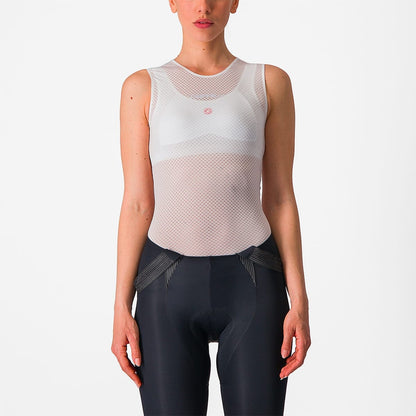 CASTELLI PRO MESH Women's Technical Base Layer Sleeveless White
