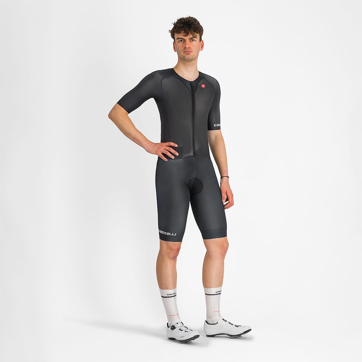 Dragt CASTELLI SANREMO BTW SPEED Korte Ærmer Sort