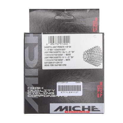 Kaseta 11-rzędowa MICHE PRIMATO LIGHT Shimano