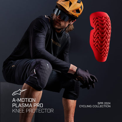 Kniebeschermers ALPINESTARS A-IMPACT PLASMA PRO Zwart/Wit