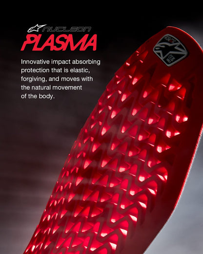 Kniebeschermers ALPINESTARS A-IMPACT PLASMA PRO Zwart/Wit