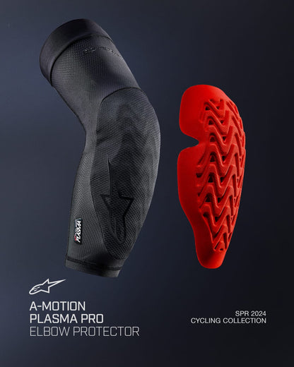 Kniebeschermers ALPINESTARS A-MOTION PLASMA PRO Zwart