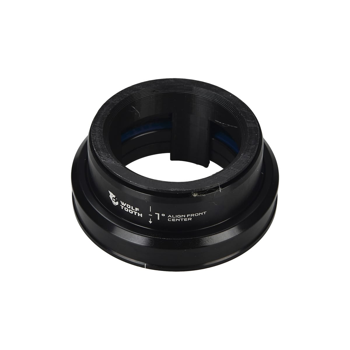 WOLF TOOTH PREMIUM External Semi-Integrated Headset Angleset 1° Long ZS44/EC49 Black
