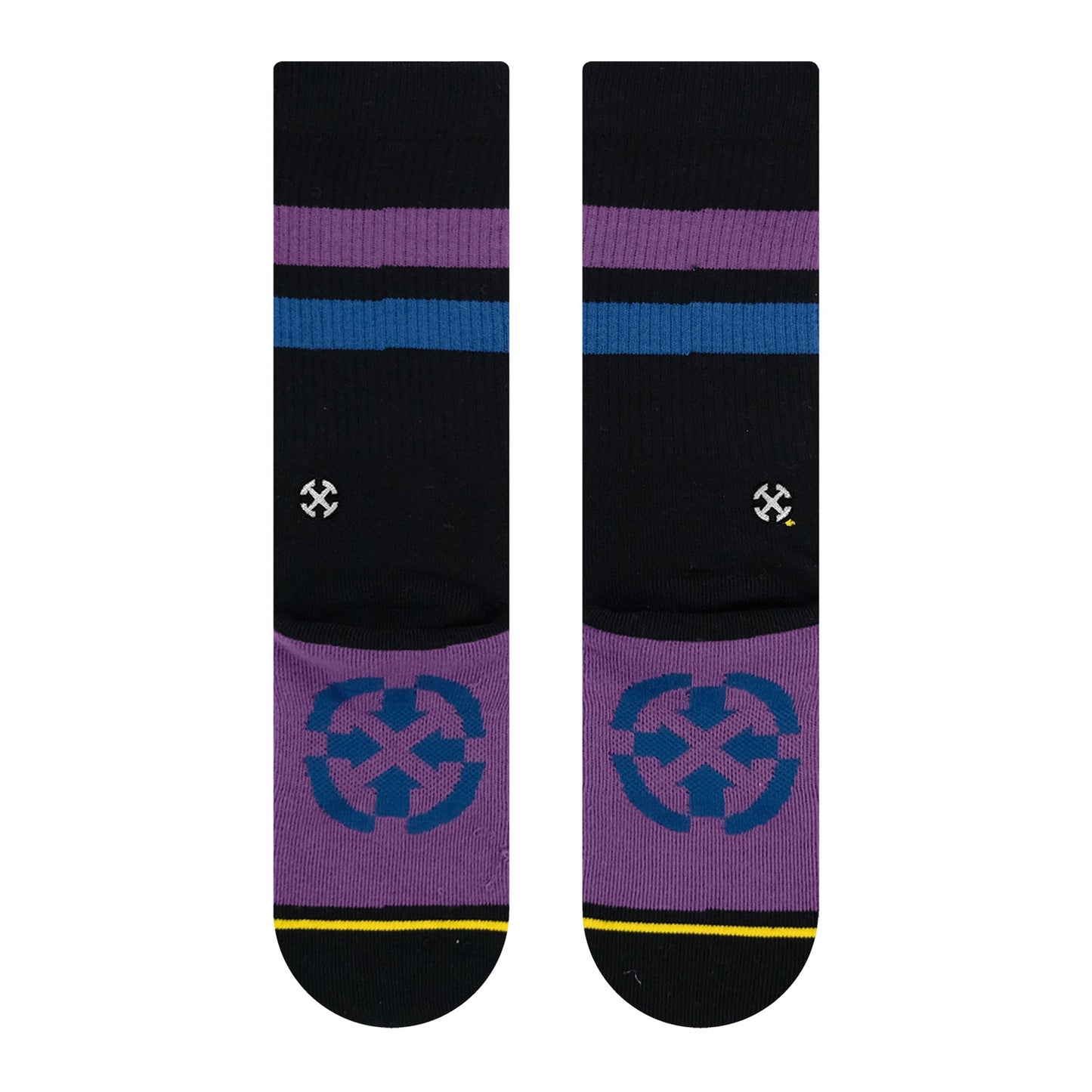 MERGE4 REPREVE SUBLTE GRAPE BLACK strømper