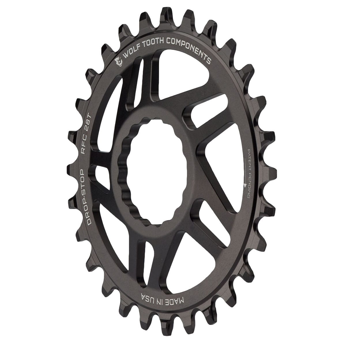 Ingranaggio WOLF TOOTH BOOST 9/10/11/12V Raceface CINCH Direct Mount Offset 3mm Black Mono