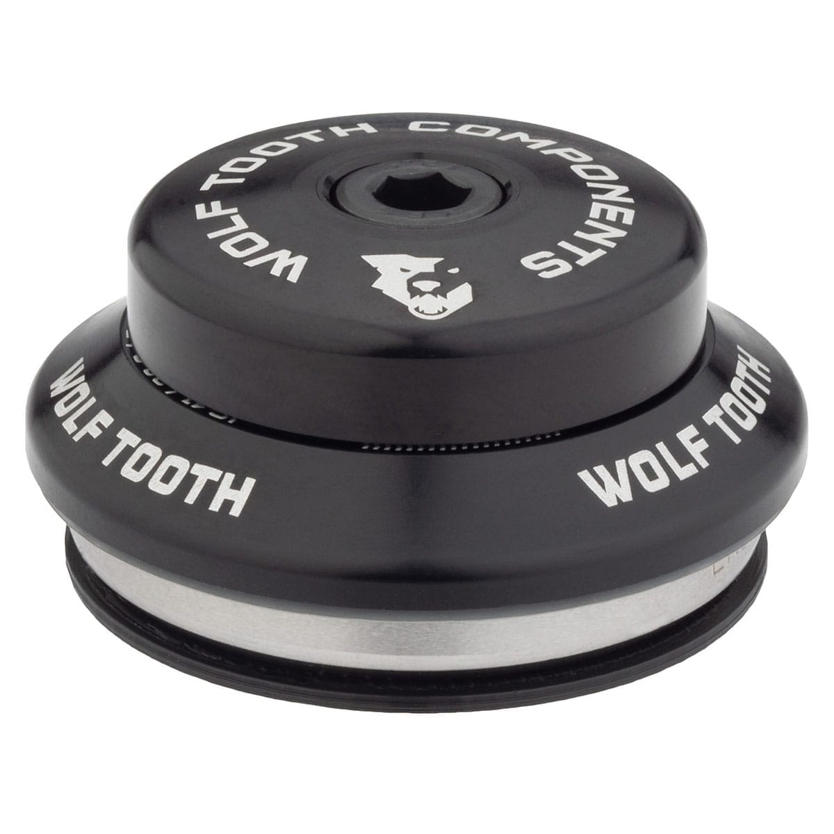 WOLF TOOTH PREMIUM 1"1/8 IS41 Stack 7mm Schwarz, hohe Pfanne für integrierte Steuersätze