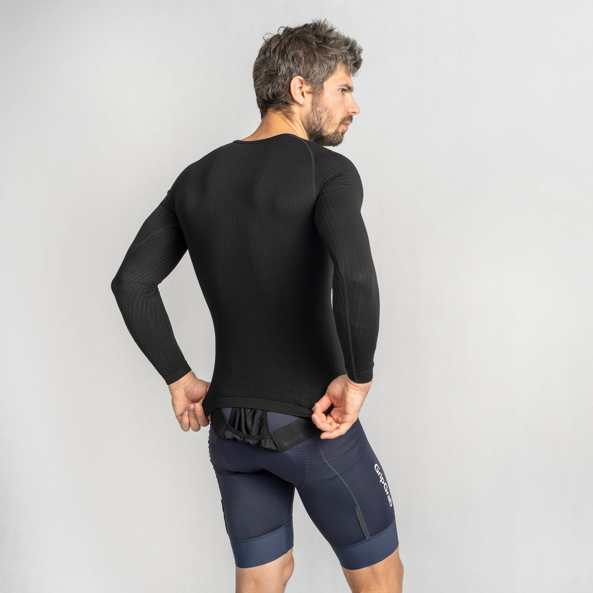 Svart långärmat underställ GRIPGRAB PACR SPRING AUTUMN SEAMLESS