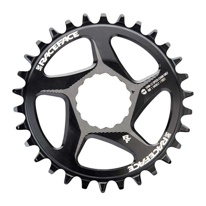 Tarcza Mono RACE FACE 12V Direct Mount Kompatybilna z SHIMANO Czarna