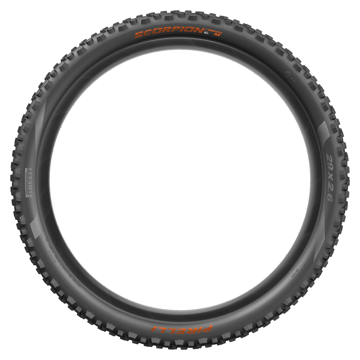 PIRELLI SCORPION ENDURO M COLOUR EDITION Reifen 29x2.40 HardWall Tubeless Ready Faltreifen Schwarz/Orange