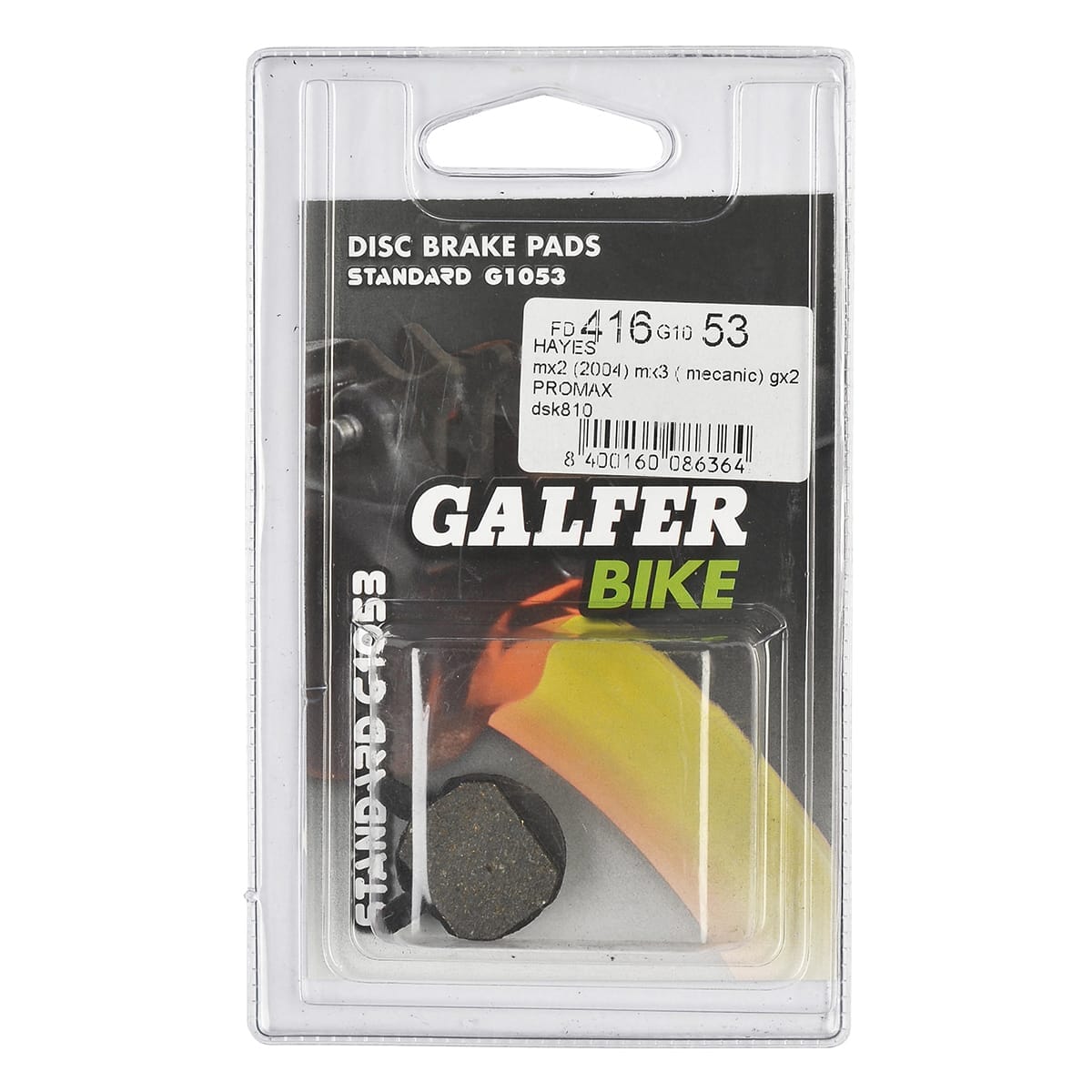 GALFER Hayes MX-2 (2004) / MX-3 Mec / MX-4 / MX-5 / GX-2 / Sole bremseklodser